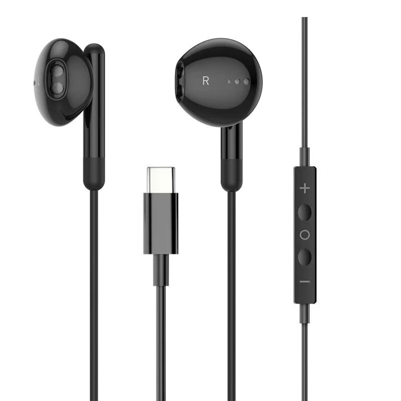 ǧ�SE08 Type-c����/3.5Բ�����ʽ���߶����߿ش�����������������ֻ����� ��SE08CBK����ɫtypec����