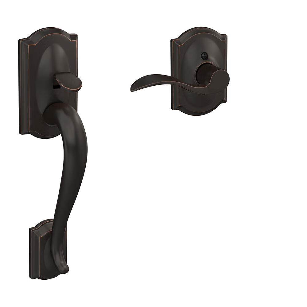 西勒奇（SCHLAGE）門把手 青銅 古舊 鎖具套裝