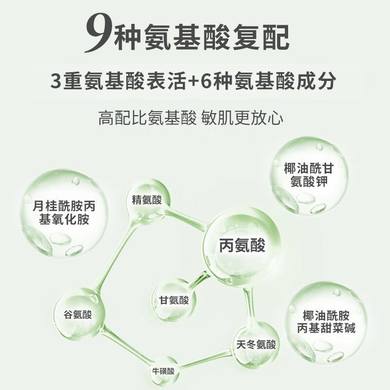 两木季氨基酸系洗面奶清洁面乳洗卸合一清爽保湿不紧绷敏感肌适用男女士 舒颜净透洁面乳120g*2支-正装