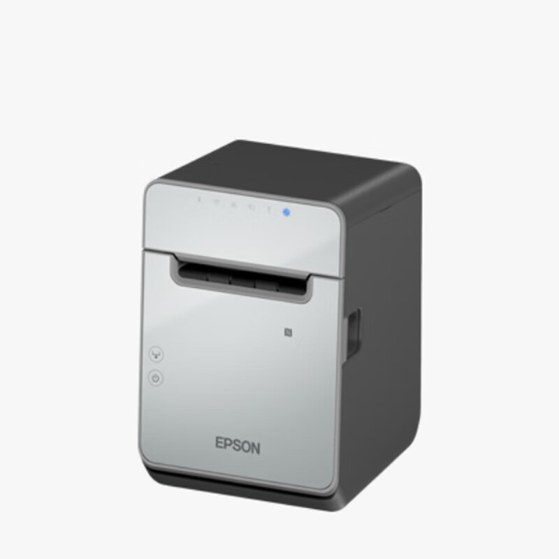 epson爱普生tm-l100无底纸热敏标签打印机外卖茶饮杯贴不干胶l90