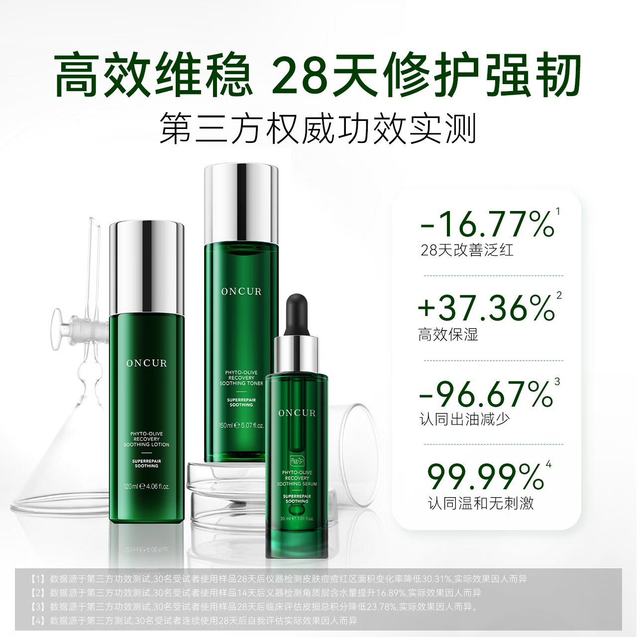 安修泽红山动物园联名油橄榄水乳精华舒缓修护套装油敏肌补水七夕礼物