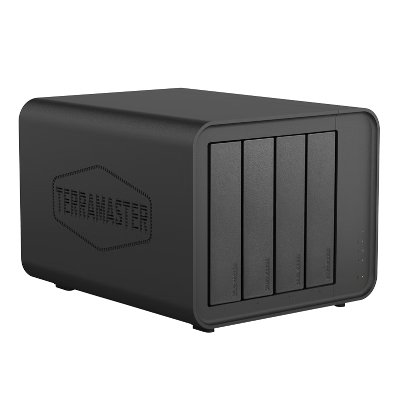 TERRAMASTER 铁威马 F4-424 四盘位 NAS存储（Intel Celeron N95、8GB）黑色