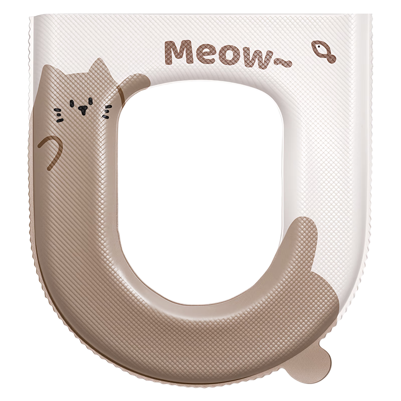 Creative art马桶垫 抗菌防水马桶圈坐垫加厚秋冬季可水洗保暖非硅胶四季通用