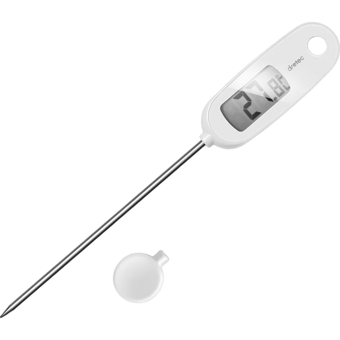 多利科（Dretec）日本電子溫度計嬰兒奶溫計水溫計食品溫度計 廚房母嬰烘焙