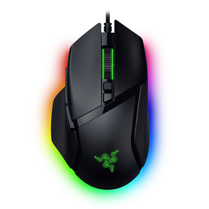 价保618、政府补贴：Razer 雷蛇 巴塞利斯蛇 V3 35K RGB 有线鼠标
