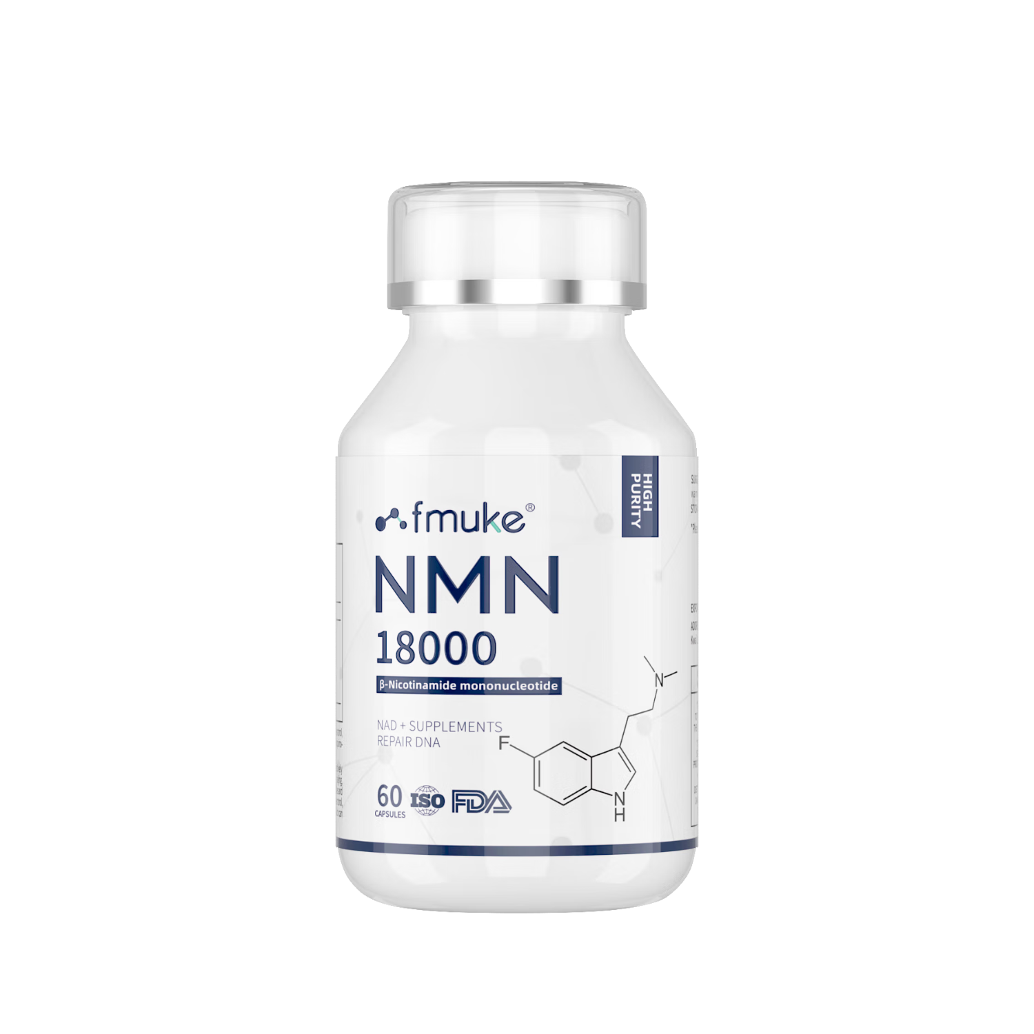 FMUKE福邁克nmn18000原裝進(jìn)口β-煙酰胺單核苷酸NAD+補充劑含pqq保健品