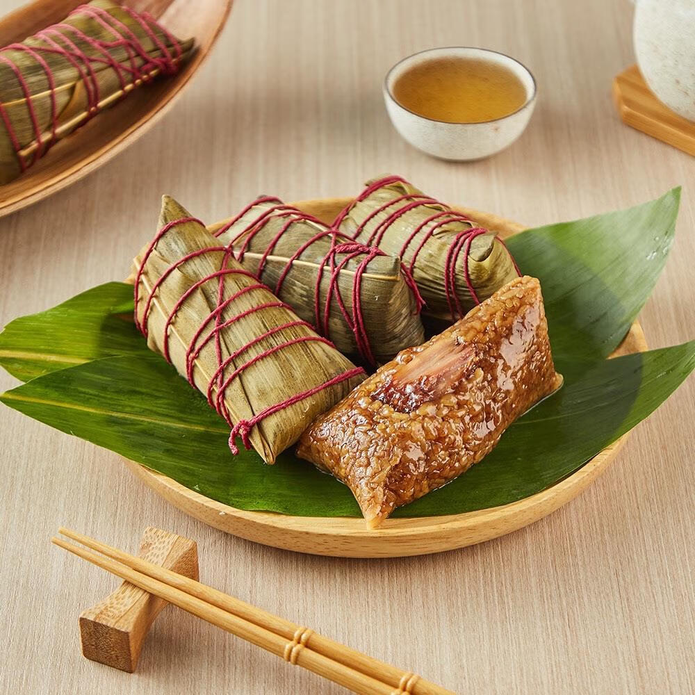 盒马工坊五花肉粽400g加热即食真空包装臻选去皮五花肉手工包制 400g4只*1袋