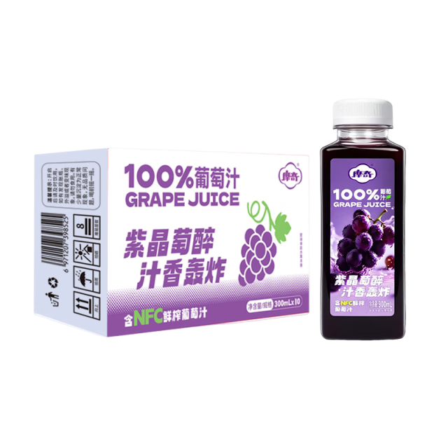 Ħ��100%��֭���� ����֭300ml*10ƿ  ����0֬��Ʒ ����װ 37.31Ԫ