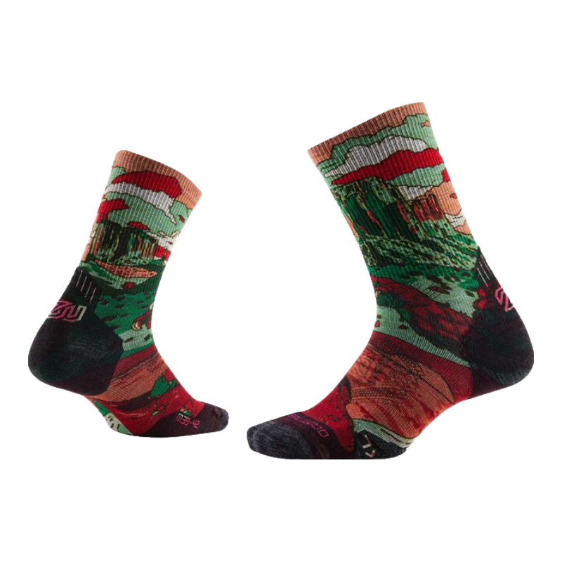 ZEALWOODԽҰ��רҵ�ܲ�������ŵ��ë������Ů��Ͳ����ԭ��3Dӡ����trail ɽ�� M(39-42) 1˫װ 123Ԫ