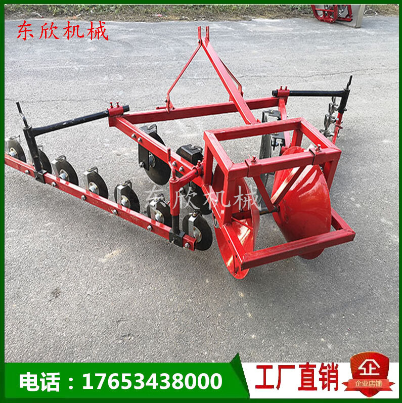 东麓屿压轮式打埂机 平地起垄机 圆盘筑埂机 扶土机 打背扶背机 打埂