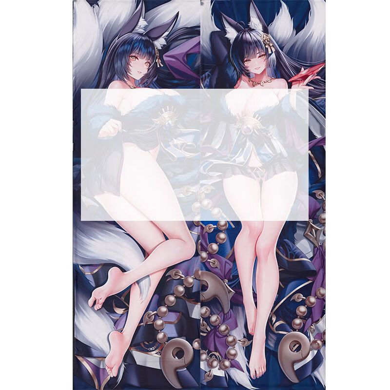 旋瓦辛德碧蓝航线抱枕武藏等身鳄动漫游戏二次元枕套周边长条靠枕套