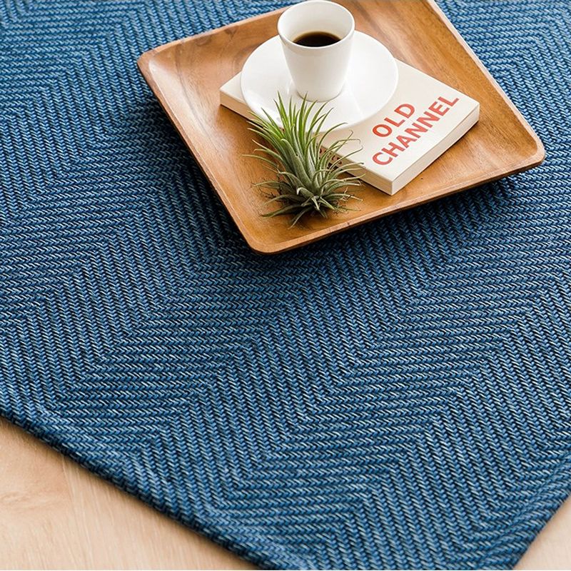 利瑞芬人字纹编织客厅地毯茶几毯家用沙发地垫