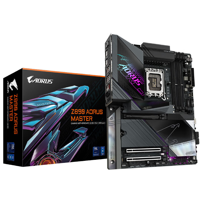 英特尔酷睿Ultra CPU处理器 技嘉Z890 AORUS主板 主板CPU套装 技嘉Z890 AORUS MASTER Ultra 5 245K 盒装