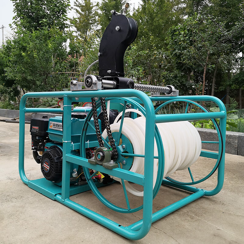 自动感应收放管喷雾器果园植保喷雾机 精德汽油打药机 标配200米打药