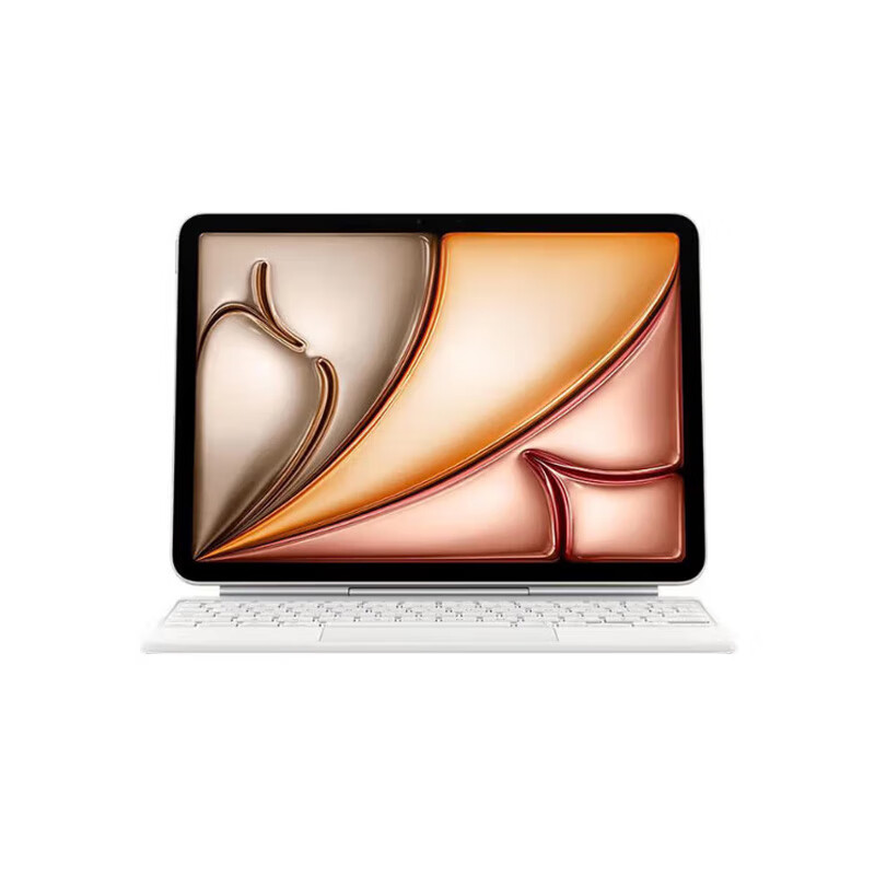 Apple/苹果 平板妙控键盘-白色 适用11英寸iPad Air(M3/M2芯片) 平板键盘无线键盘ipad键盘苹果键盘