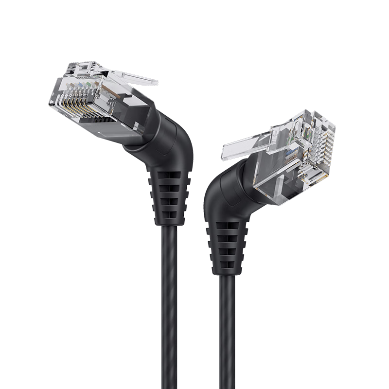 CABLE CREATION��ת��ͷCat8������������40Gbps���ٴ�ͭ��Ʒ���߳�ϸ360��ֱ��8��rj45��������·����������2��m 39.9Ԫ