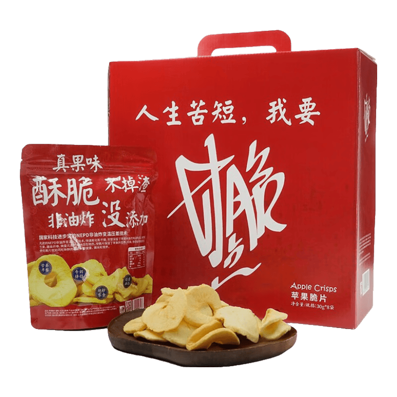 ���˹�԰ ƻ����ƻ����Ƭ������������ʳ�칫�ҽ���������ʳ��� �ʴ��30g*8�����99Ԫ