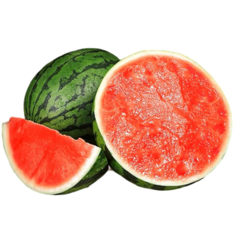 无籽西瓜8424新鲜大西瓜头茬冰糖麒麟西瓜团建送礼 无籽麒麟瓜 1枚【5