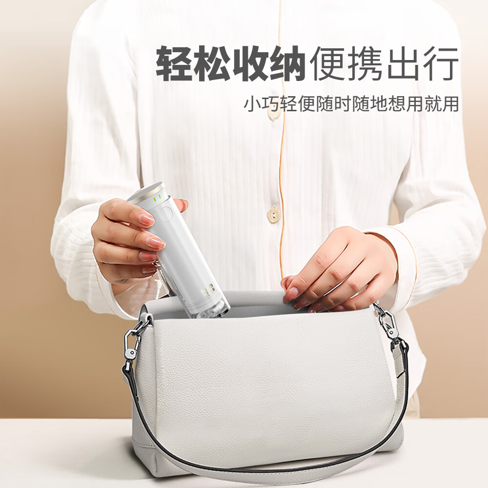 陶小白电动冲牙器 便携手持式清洁口腔正畸专用牙齿清洁洗牙神器 白色