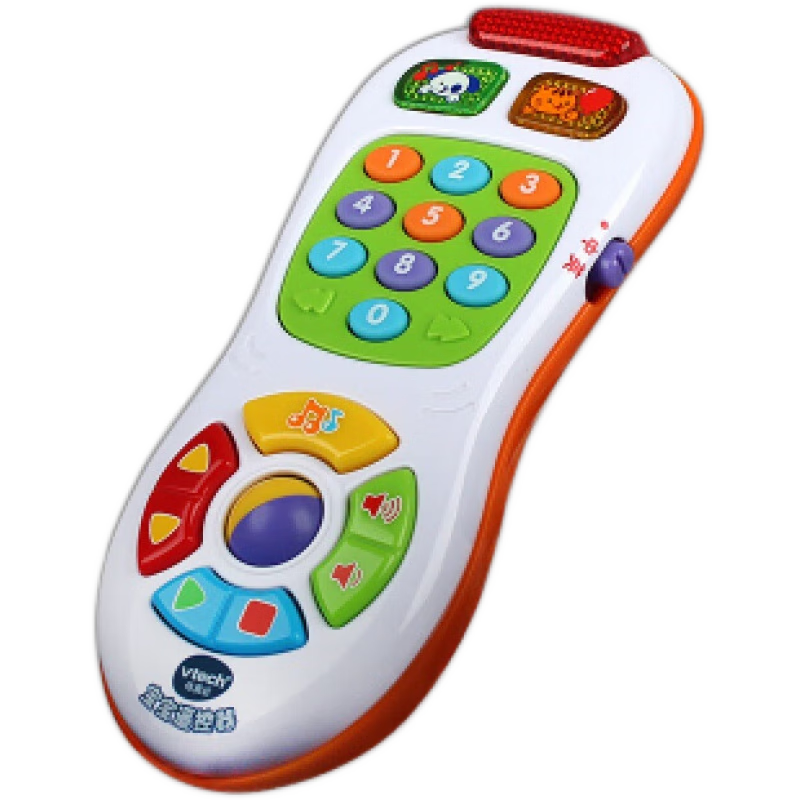 偉易達（Vtech）寶寶遙控器 嬰幼兒早教仿真玩具 寶寶唱歌發(fā)聲音樂玩具 【啟蒙】寶寶遙控器