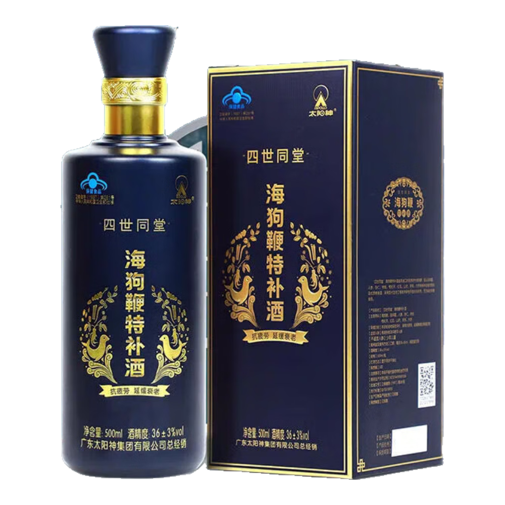 海狗鞭特補酒太陽神 “四世同堂”海狗鞭特補酒 500ml/瓶 2瓶