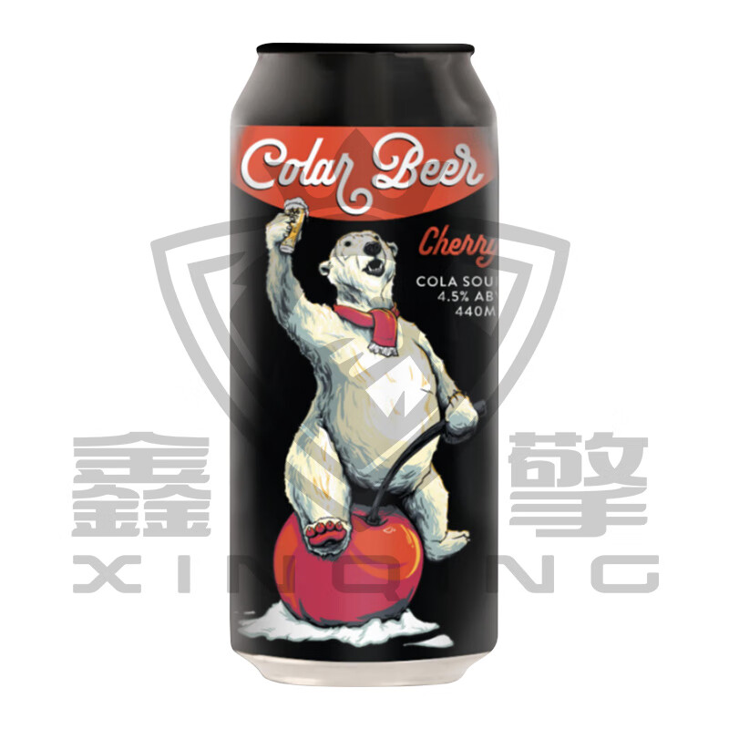 幻视新西兰进口幻视精酿啤酒 酒花救赎西海岸IPA可乐熊酸艾尔啤酒 可乐熊 樱桃可乐酸艾尔 440mL 1罐