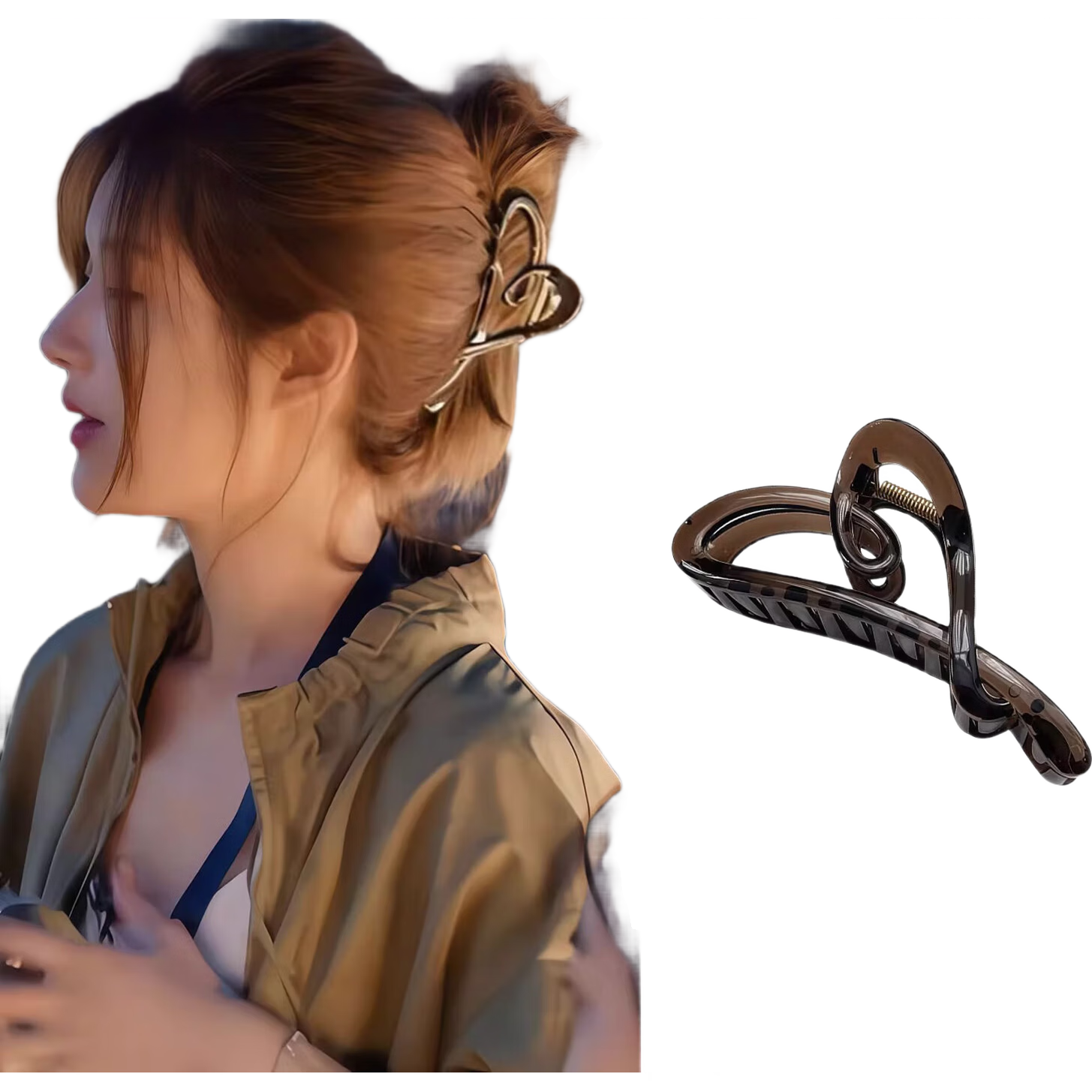 Lnieer����ҫ����¶˼����ͬ���ץ��Ů�߼��к������̷����㷢��ͷ�� ��ɫ����ץ�� 13.37Ԫ