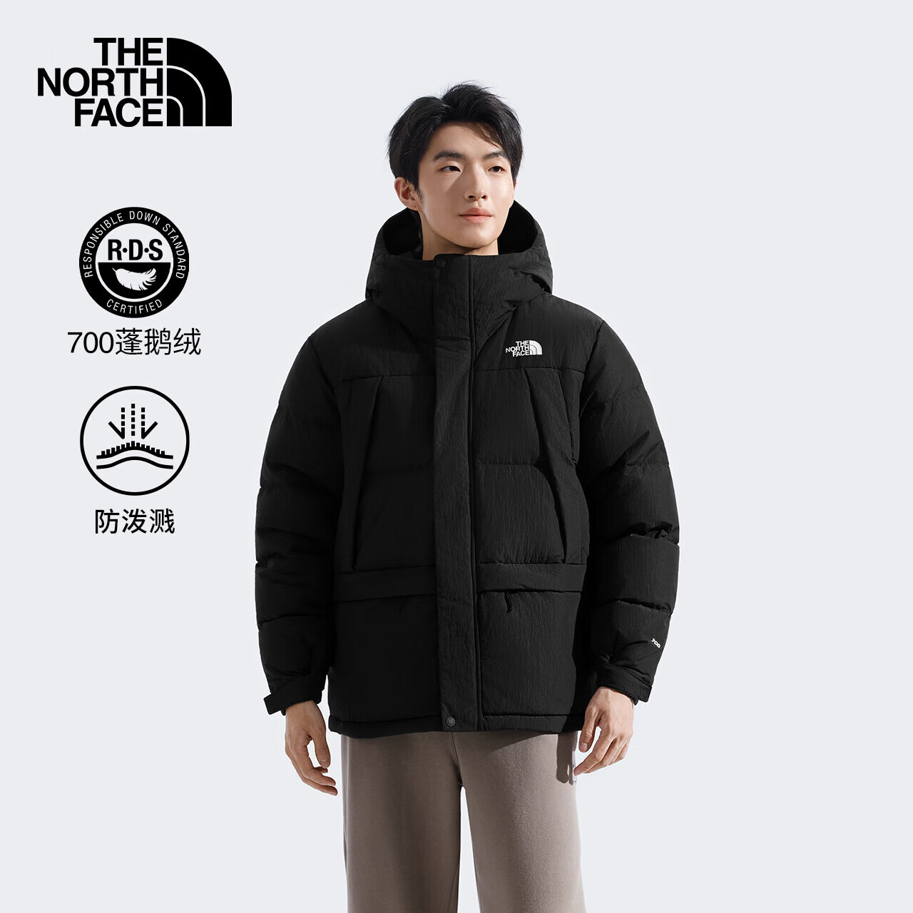 ���棨The North Face���п����޷�Puffy�����˶����ж�ڴ�����ˮ���ޱ�ů��ñ����8DUJ 2198Ԫ