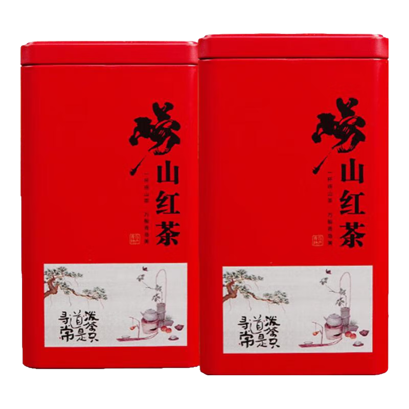 崂茗崂山红茶浓香型500g罐装山东青岛特产蜜香味崂山茶叶散装送礼