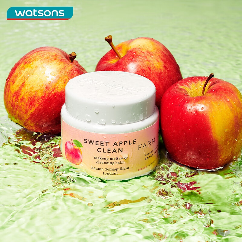 屈臣氏教师节礼物FARMACY 法沫溪清洁卸妆膏系列温和卸妆 双层苹果卸妆膏 100ml