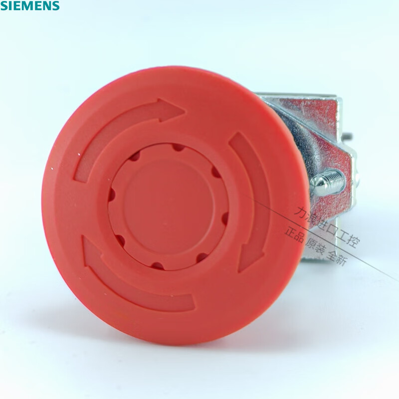 西门子(SIEMENS)急停按钮开关 3SB6系列 开孔22mm 1常闭 3SB6160-1HB20-1CA0