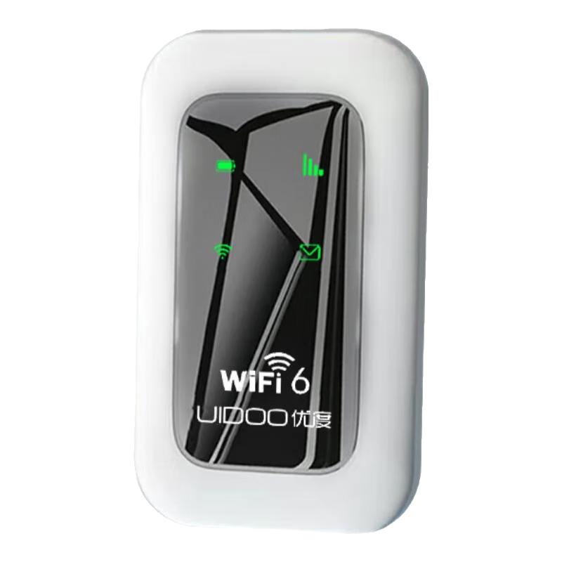 优度（UIDOO）随身wifi免插卡全网通wifi6便携式4g移动无线wifi全国通用不限流量随行mifi2024新款5ghz上网宝 无需预存+顶配版WiFi6+八核八天线