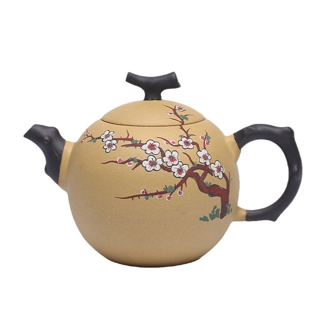 高品质紫砂壶手工家用原矿直播一件 【防损简装】段泥梅香壶-徐方怀