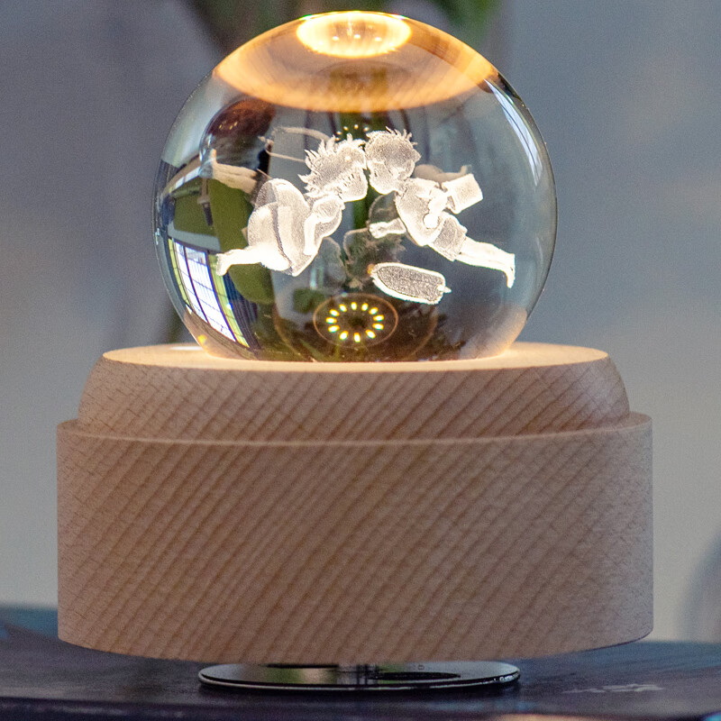 漫卿吉卜力八音盒宫崎骏水晶球水晶球八音盒宫崎骏生日音乐盒波妞宗介