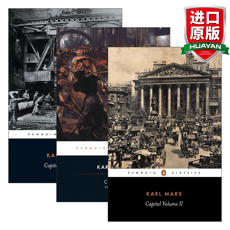 Capital 1-3 英文原版 资本论1-3册套装 卡尔马克思 Karl Marx 经济学 Penguin Classics企鹅经典 英文版 进口英语原版书籍