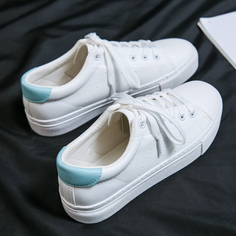 ukmr小白鞋女2024潮鞋百搭夏季透气学生白鞋ins街拍平底薄款休闲鞋子