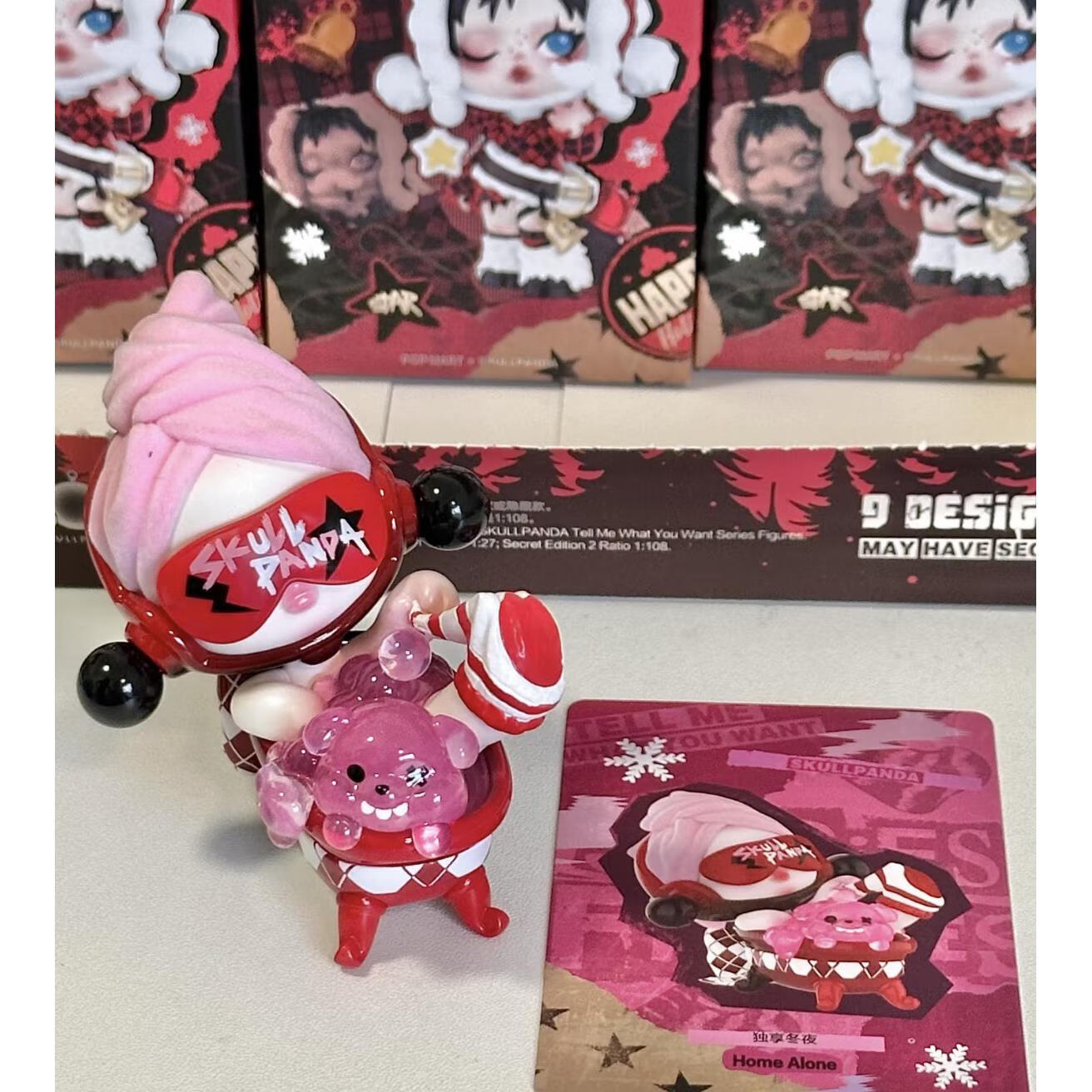GJXBP雪地诗人泡泡玛特泡泡玛特sp许愿时间到系列盲盒潮流玩具摆件圣诞 独享冬夜 拆盒未拆袋