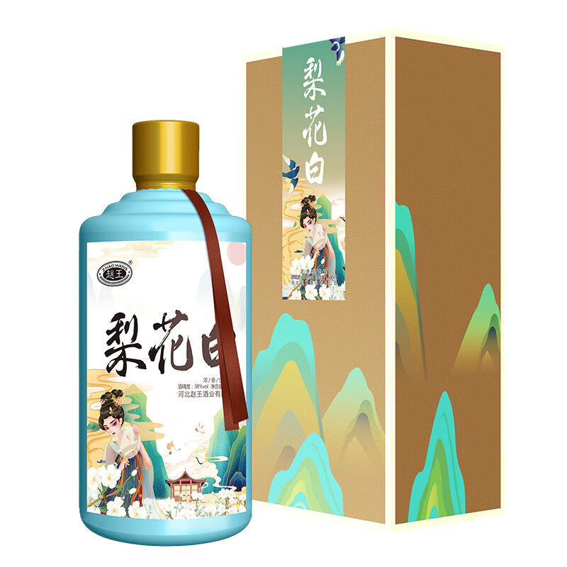 酒  古法酿造梨花白 浓香型 白酒礼盒 送礼自饮 粮食酒 聚会宴请 38度