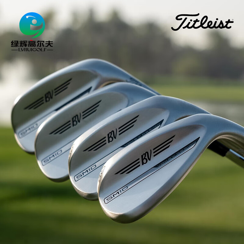 Titleist泰特利斯高尔夫球杆挖起杆SM10 全新24新款男士沙坑杆Vokey劈起杆 深空灰 (杆身重129g) 60度14 K A(较软场地 陡峭挥击)