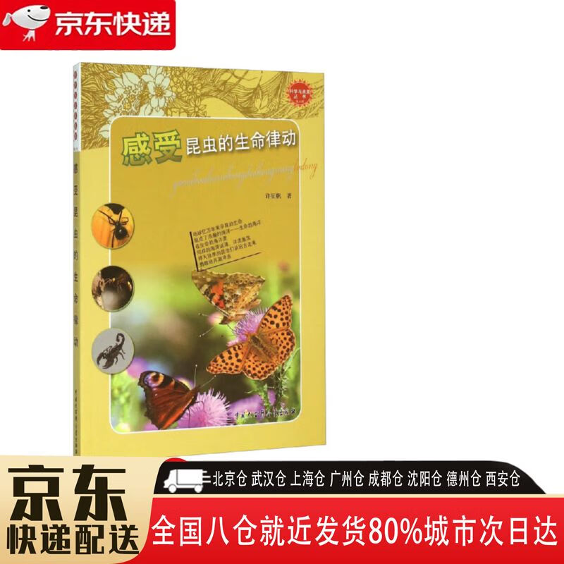 【全新正版】感受昆虫的生命律动 中国大百科全书出版社