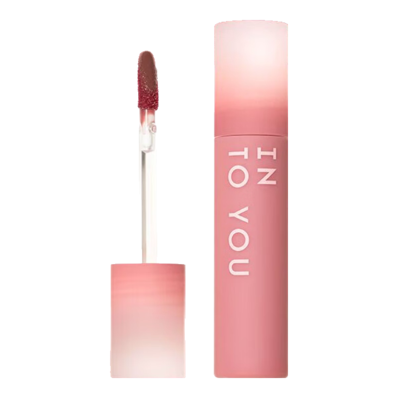 INTO YOU凝霧唇釉唇泥濃郁輕霧清爽不沾啞光口紅不拔干平價(jià)唇釉女 C04暖皮革