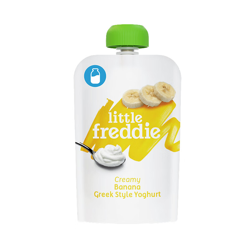 小皮（Little Freddie）【专享】香蕉酸奶水果泥儿童100g*1袋 儿童酸奶果泥（11月到期）