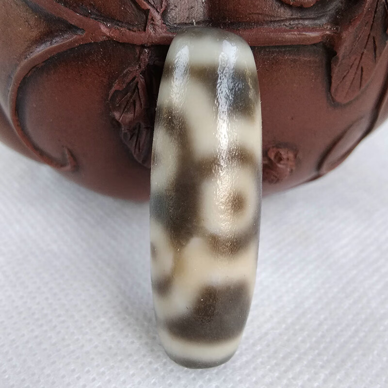 奥音S3藏传玛瑙传世敬养六眼老天珠真老无做旧高级民族风项链吊坠