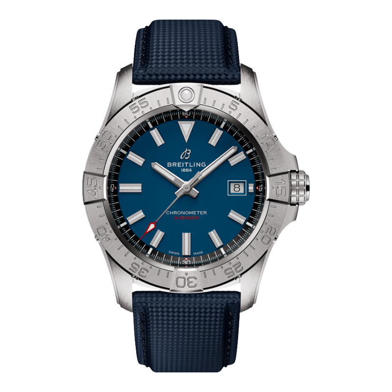 百年灵（BREITLING） 蓝色牛皮表带42-折叠扣 33900.0元（合33900元/件）