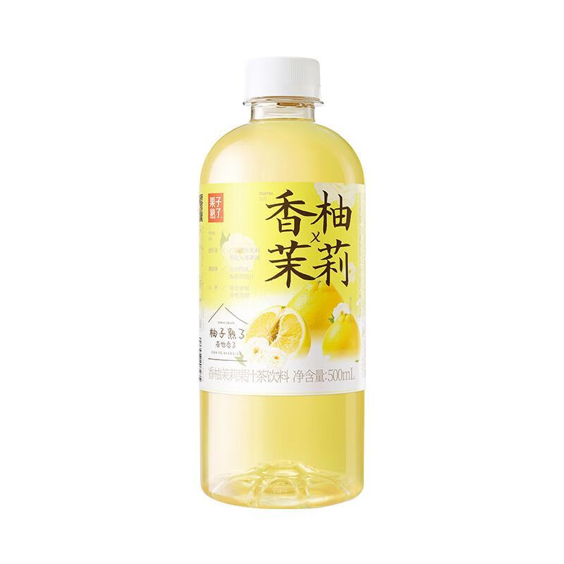 果子熟了果汁茶果汁饮料栀子香青提500ml多口味多规格可选 【混合】6口味 6瓶