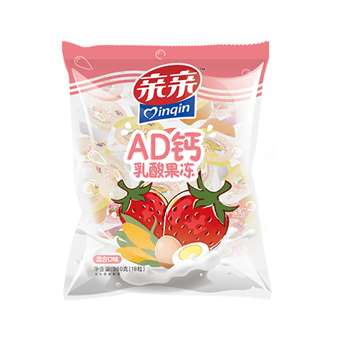 亲亲果冻360gAD钙乳酸味【零食广场】