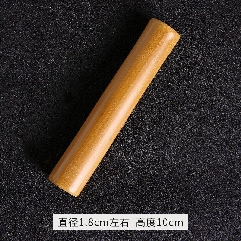 歐梵洛老料玉竹實(shí)心竹手把件竹雕刻素竹文玩擺件墩子水晶料 玉竹-素竹
