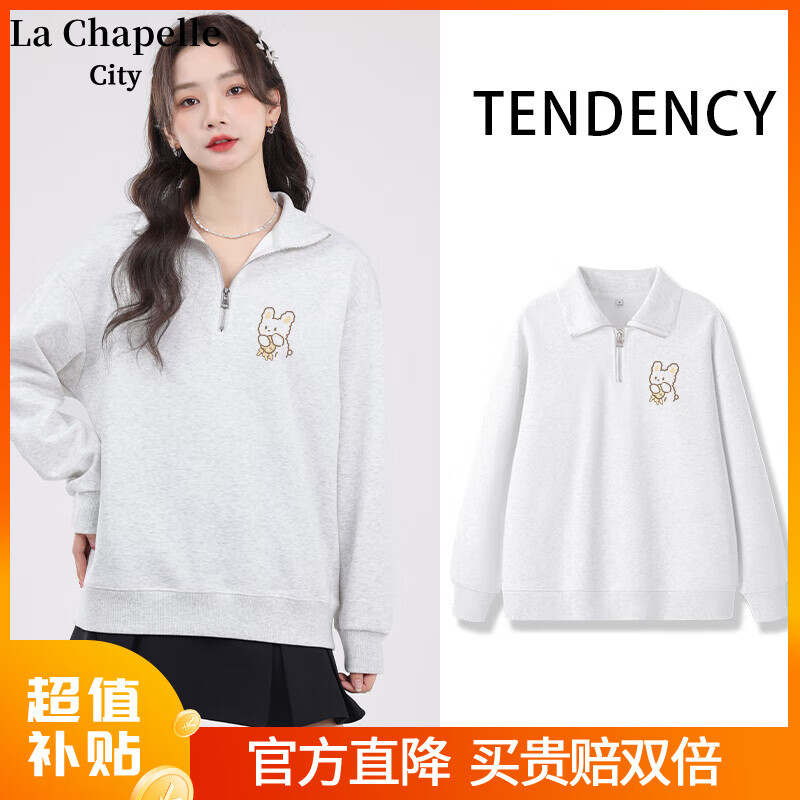 ���ڲ�����La Chapelle City���ı���polo������Ů�ﶬ��2024�¿������������緭����ͷ���� ǳ����-�ܲ���K L������110-125�