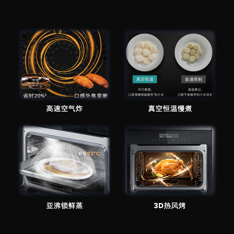 西门子(SIEMENS)黑魔方B2W嵌入式蒸烤箱嵌入式烤箱怎么样？体验后讲实情内幕？-图片5