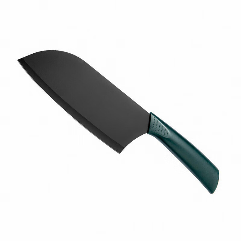 不锈钢菜刀轻便黑刃女士切片刀德国厨师刀厨房切肉切片刀网红菜刀 女士菜刀 黑色